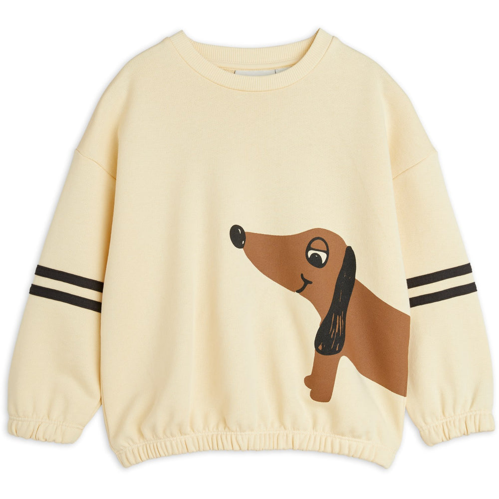 Køb Mini Rodini Beige Dog Stripes Sweatshirt