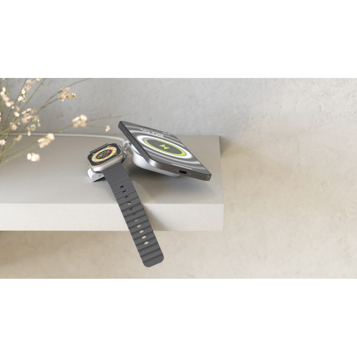 Zens 2-i-1 magnetisk trådløs lader
