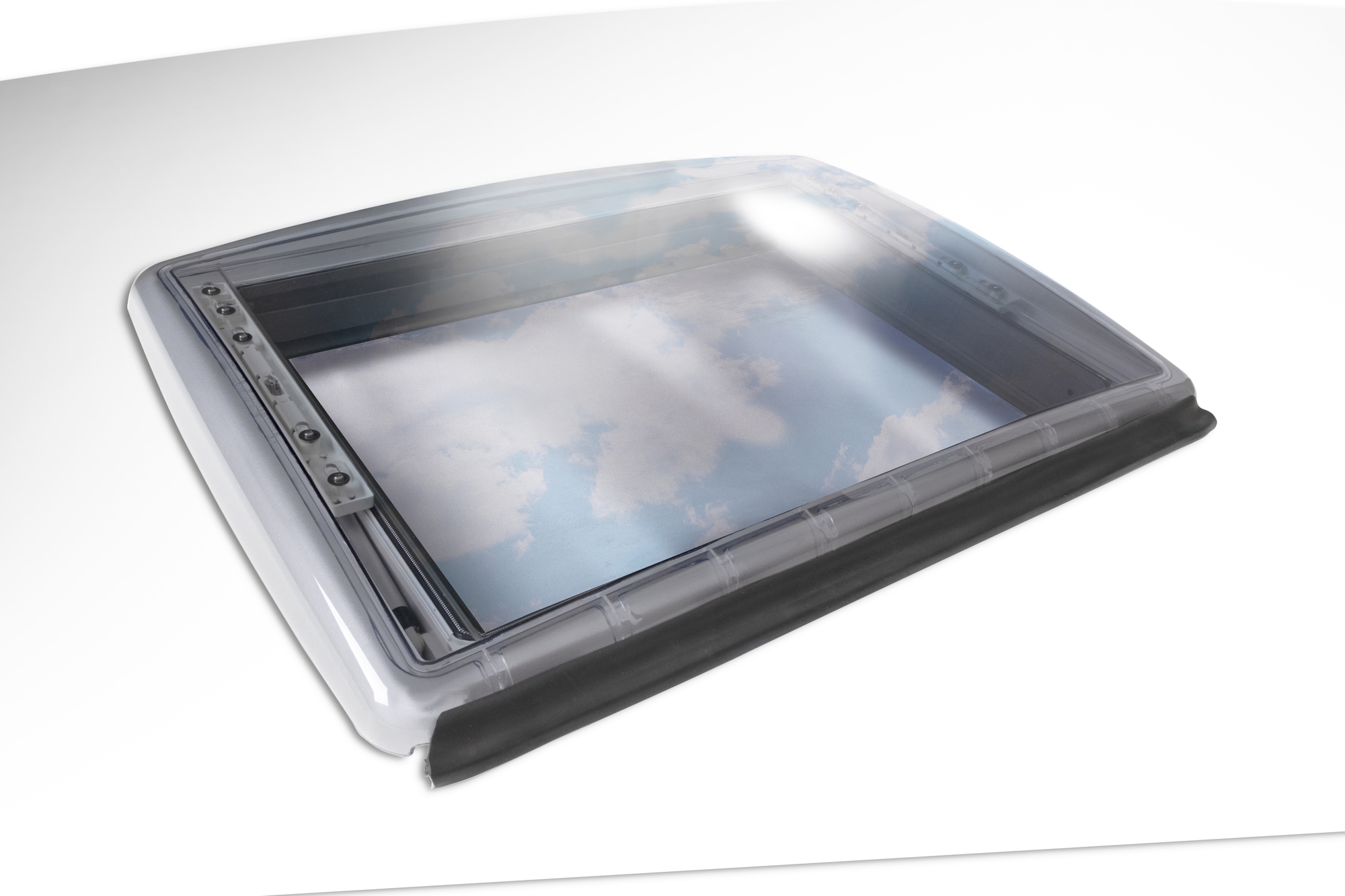 roofSTAR 7 Dachhaube 12 V motorisiert mit Beleuchtung 70 x 50 cm