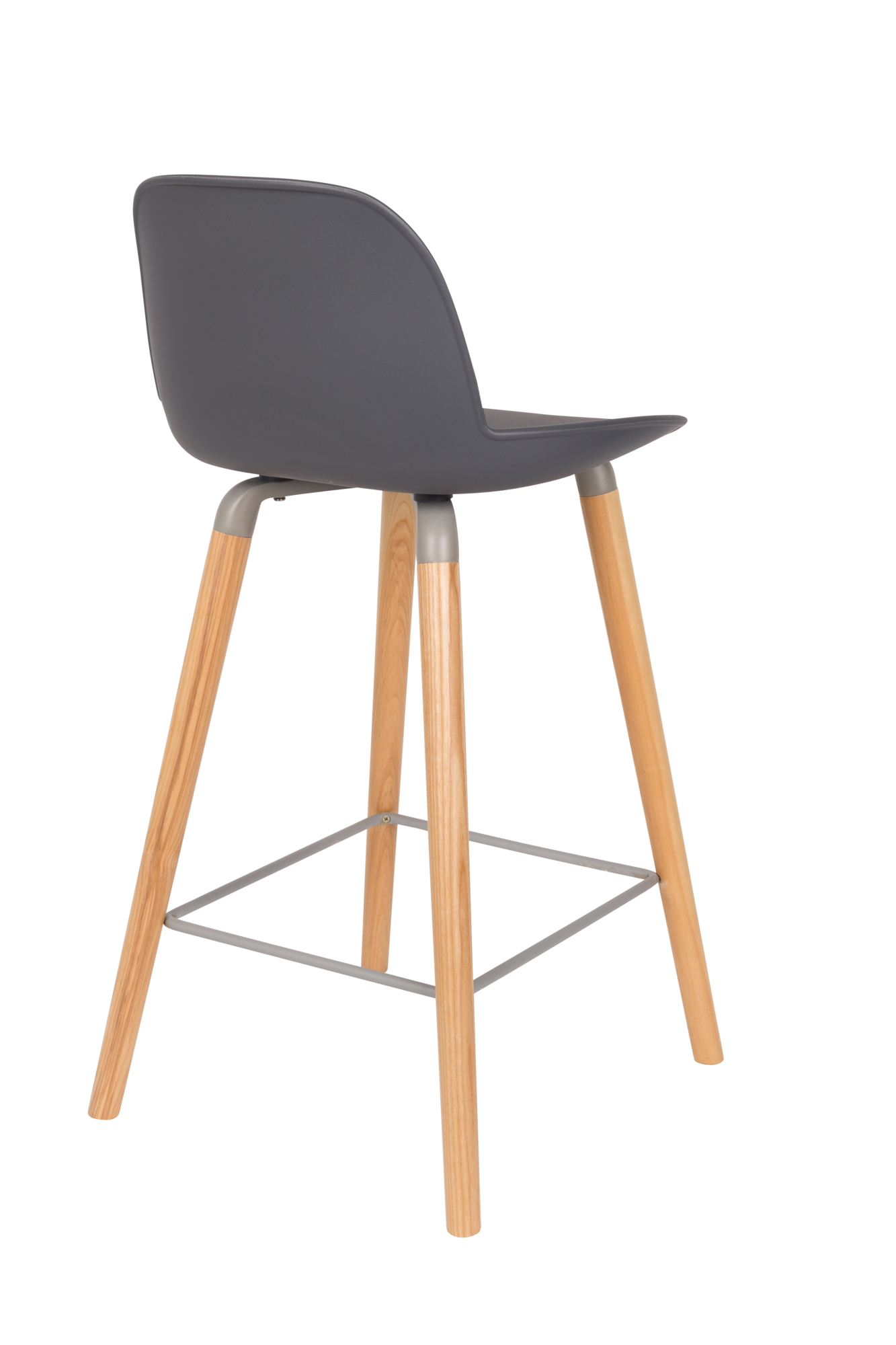 Barkruk Albert Kuip (zithoogte 65 cm) donkergrijs - set van 2