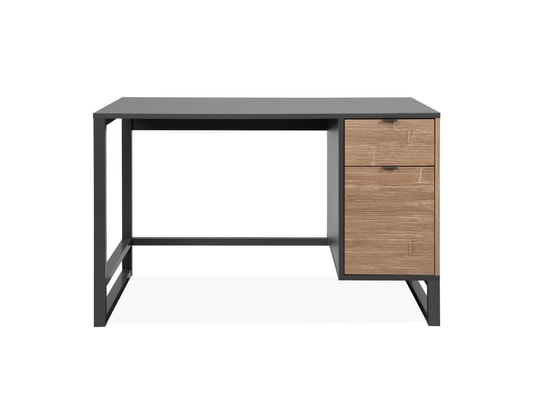 TERRE DE NUIT - Bureau 1 porte 1 tiroir anthracite