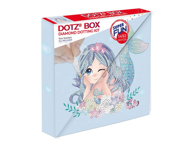 Diamond Dotz Bastelset Diamond Painting Meerjungfrau Sternc Kreatives Komplettset