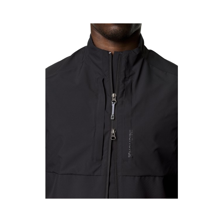 Houdini Pace Hybrid Vest Men True Black