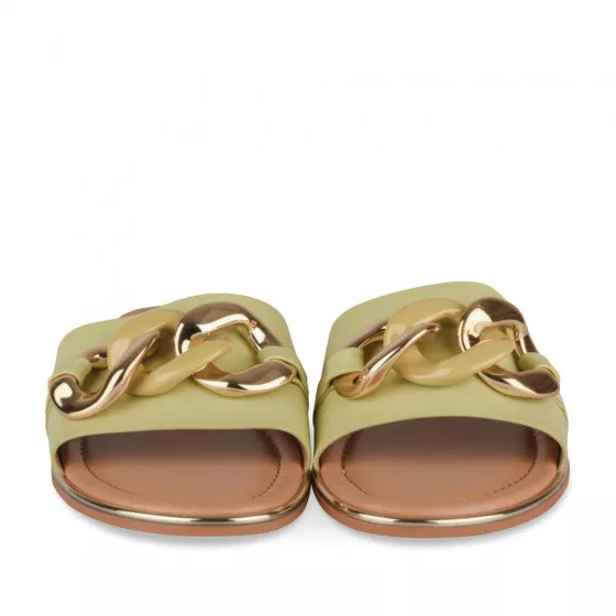 Mules VERT MERRY SCOTT