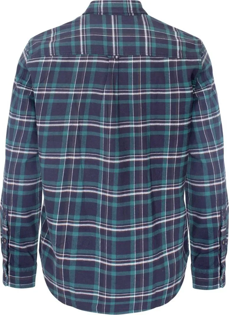 Urberg Flannel Ls W Strap Shirt Men Blue Nights