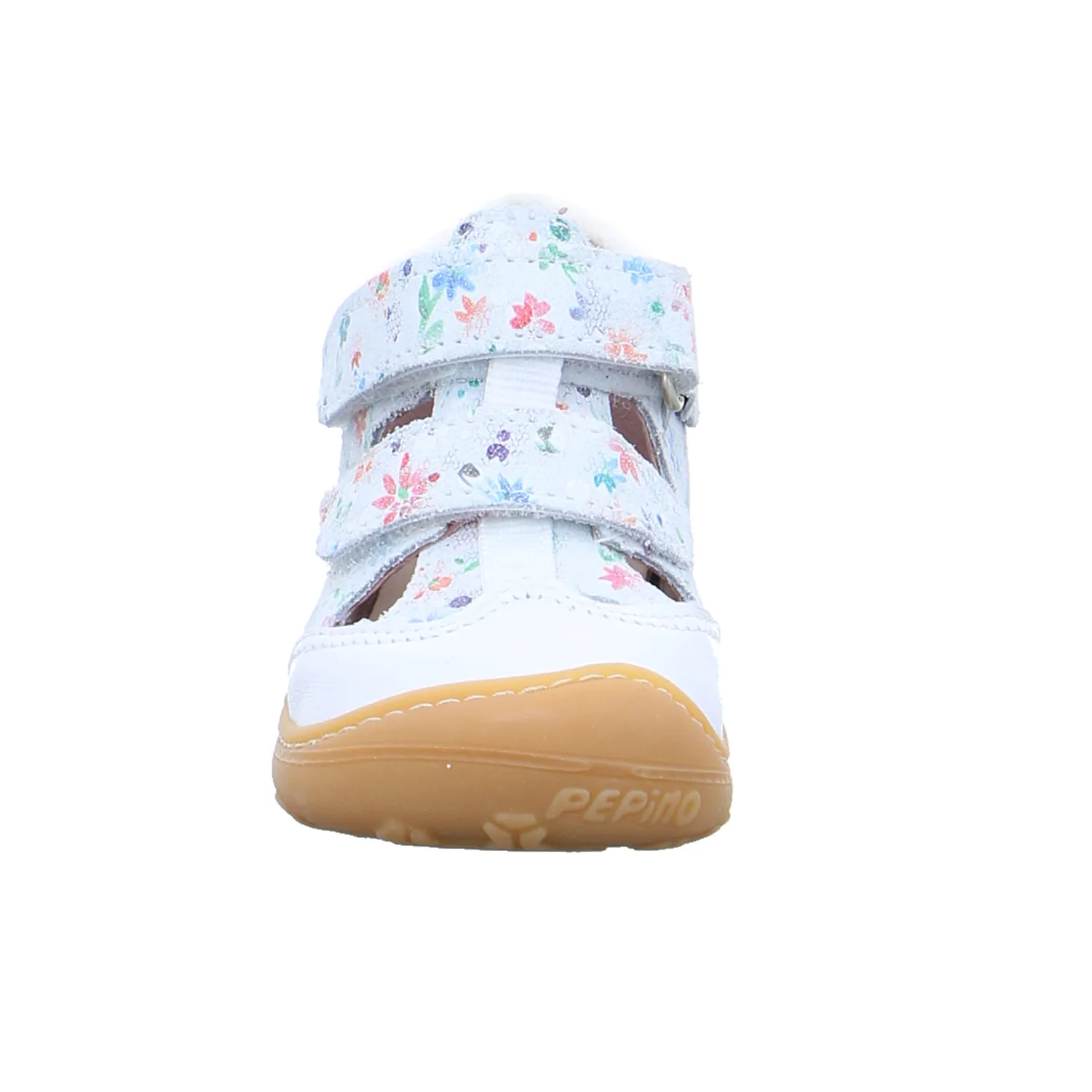 PEPINO Baby-Sommer-Bottine Weiss Leder  Mädchen Minilette