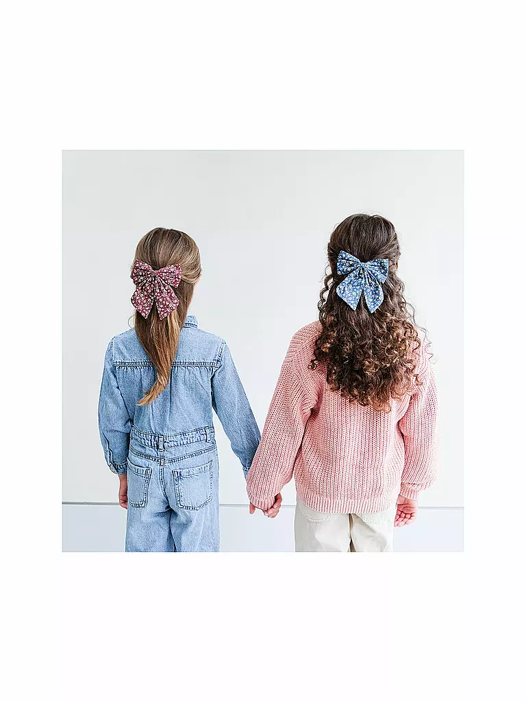 MIMI & LULA Haarspangen 2 Stück AGNES OVERSIZE BOW PACK- BURGUNY Into the Woods dunkelrot