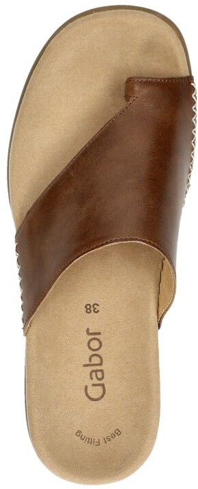 Gabor Dames slippers cognac