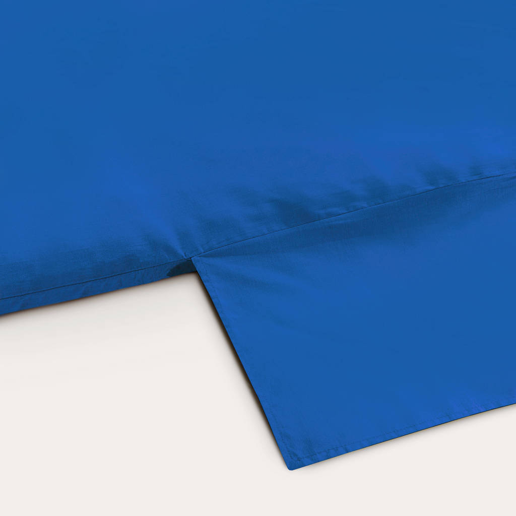 katoenen dekbedovertrek ledikant blauw (100x135 cm)
