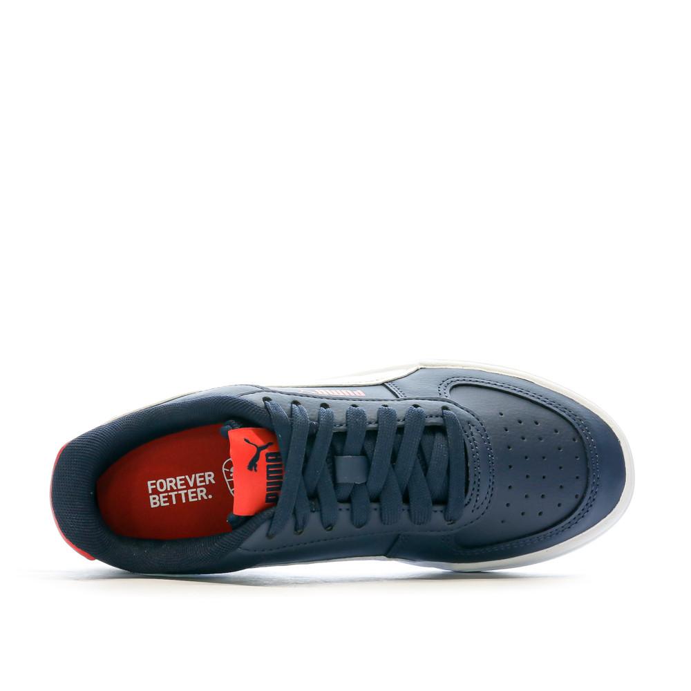 Puma Baskets Marine/Blanc/Rouge Garçon Puma Caven