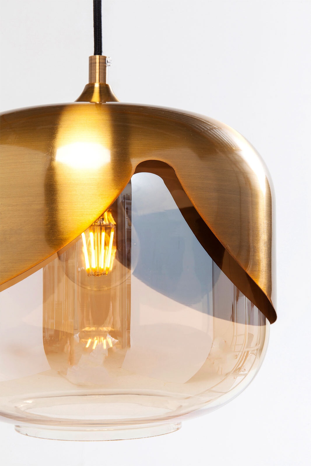 KARE DESIGN Retrofit Hängelampe GLOBLET BALL goldfarbig