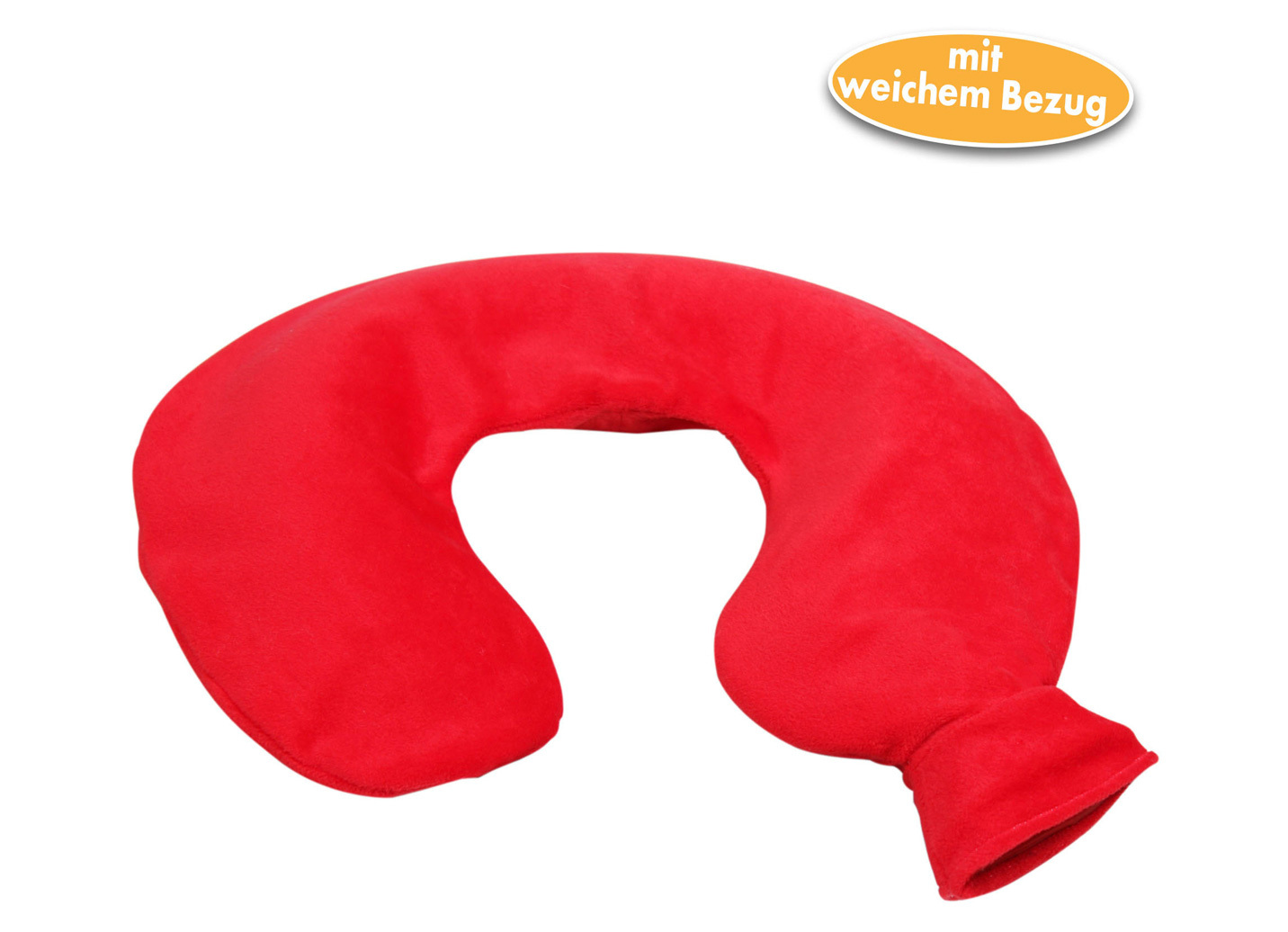 Vital Comfort Nacken-Wärmflasche mit Fleece-Bezug