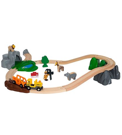 BRIO WoRød Safari Eventyrs?t m. Togbane - 26 dele 33960