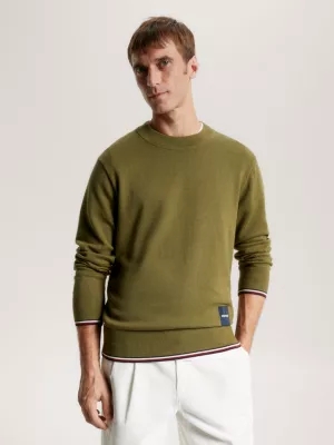 Suéter Hilfiger Monotype Relaxed Tipped