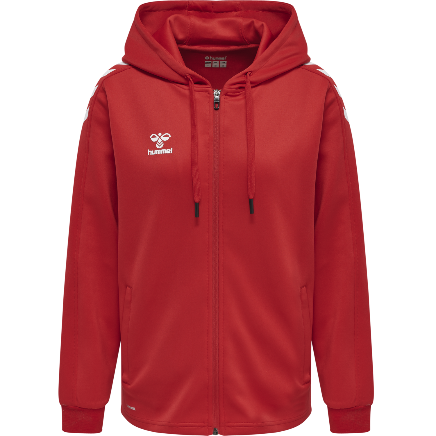 hmlCORE XK POLY ZIP HOOD SWEAT WOMA