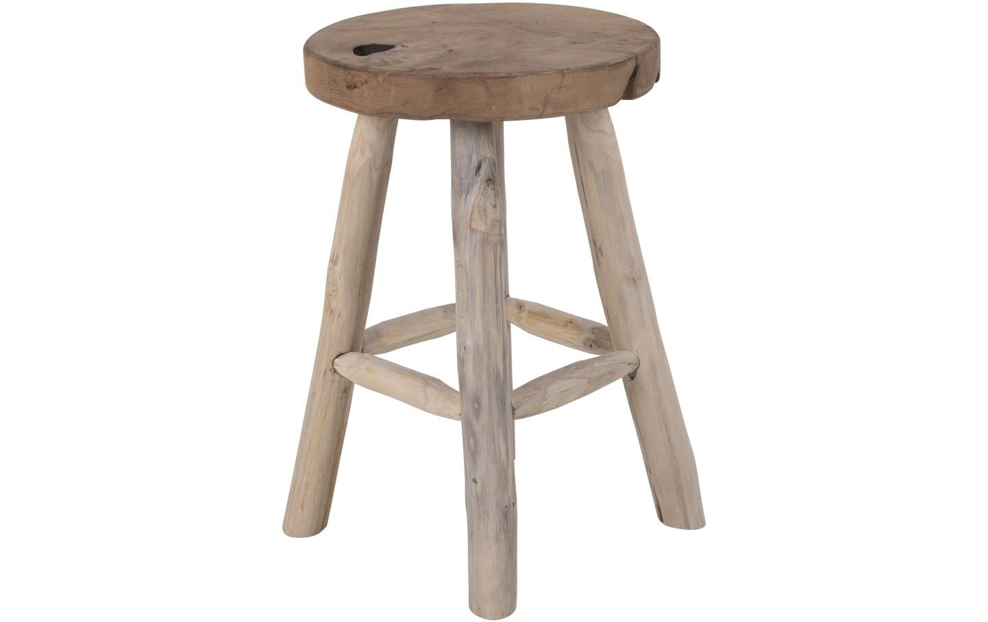 Hocker Badia 45 x 30 cm, NatureSitzhocker aus Teakholz