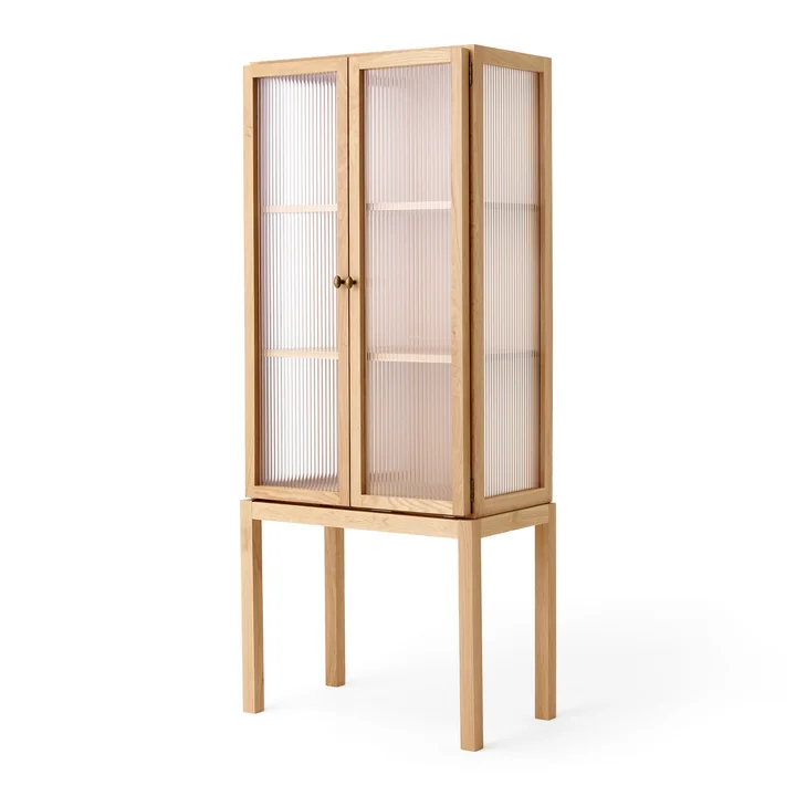Audo - Curiosity Vitrine H 168 cm, Eiche natur