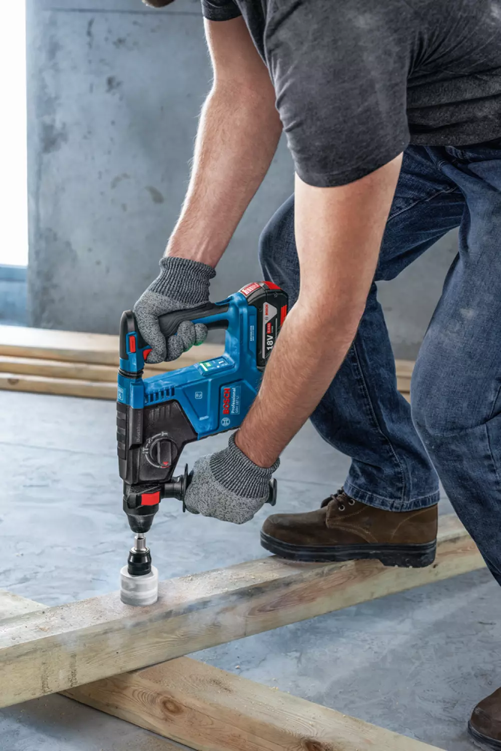 Bosch GBH 18V-24 C 18V Li-ion Accu SDS-Plus boorhamer body - 2,4J - 30 mm