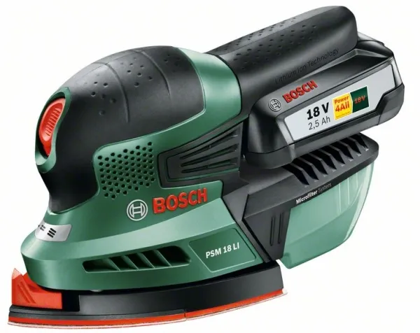 Bosch Batteridrevet litium-ion multisliber PSM 18 LI