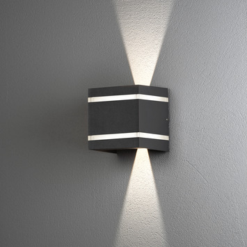 Konstsmide wandlamp Cremona antraciet