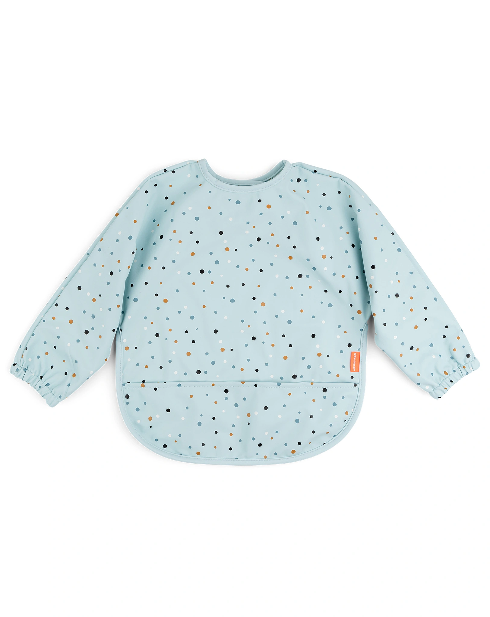 Ärmel-Lätzchen HAPPY DOTS in blau