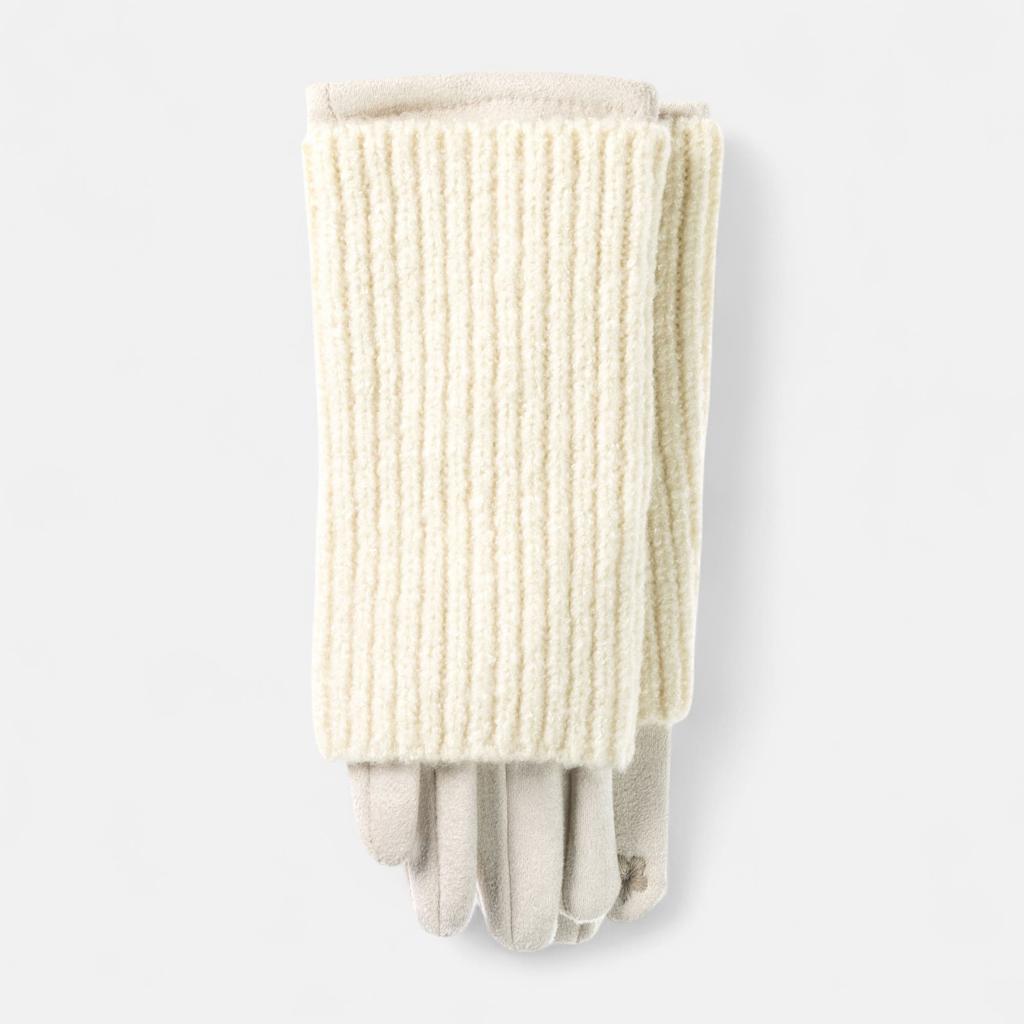 Gants ecru