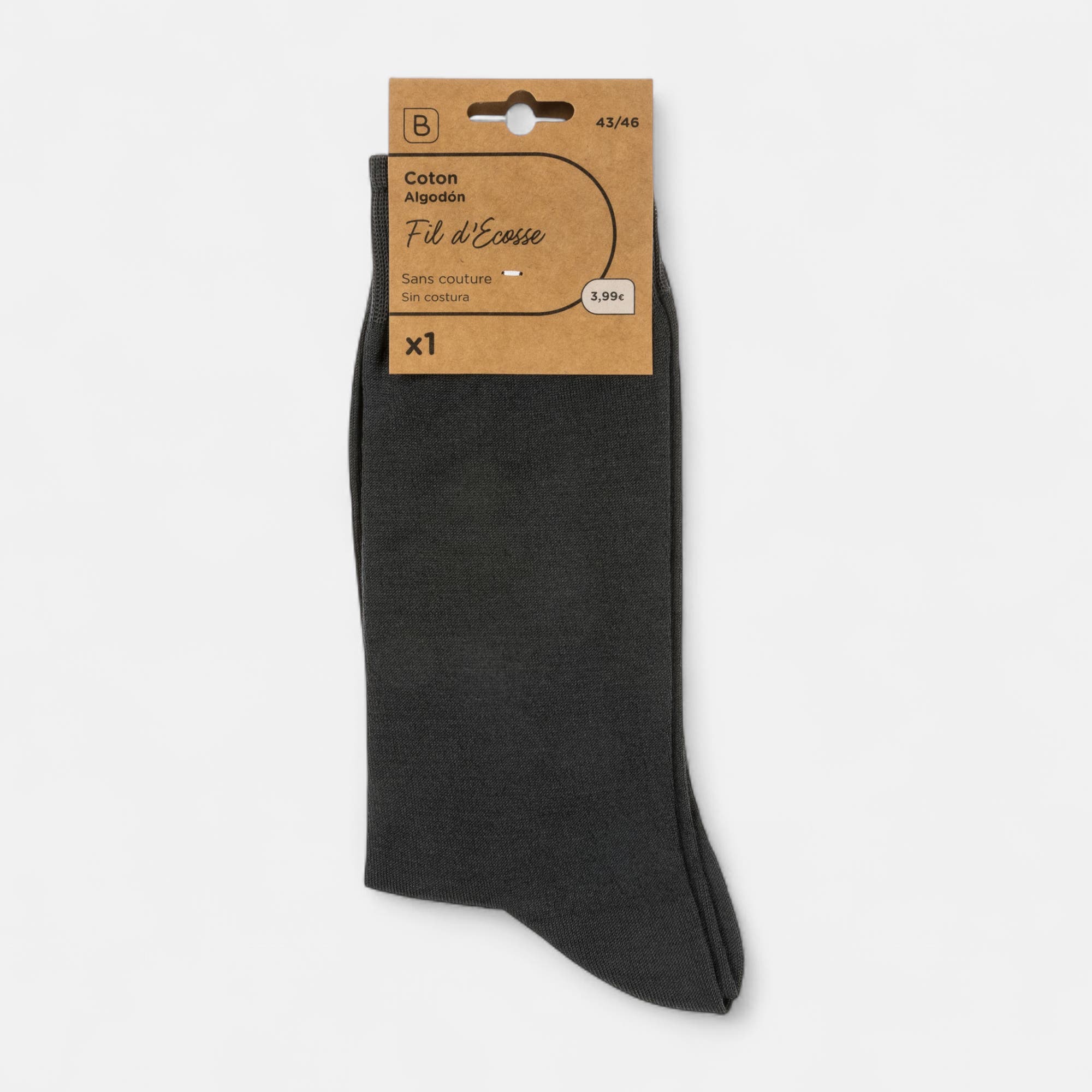 Chaussettes Homme gris
