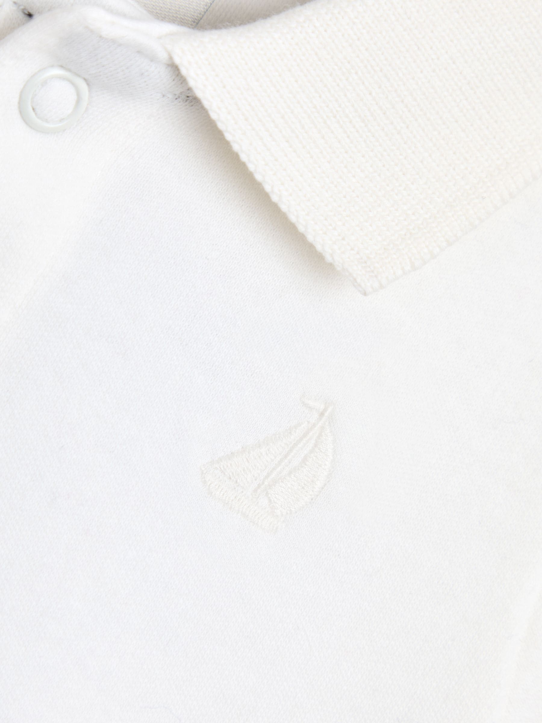 JoJo Maman Bébé 2-Pack Plain Long Sleeve Polo Shirt Bodies