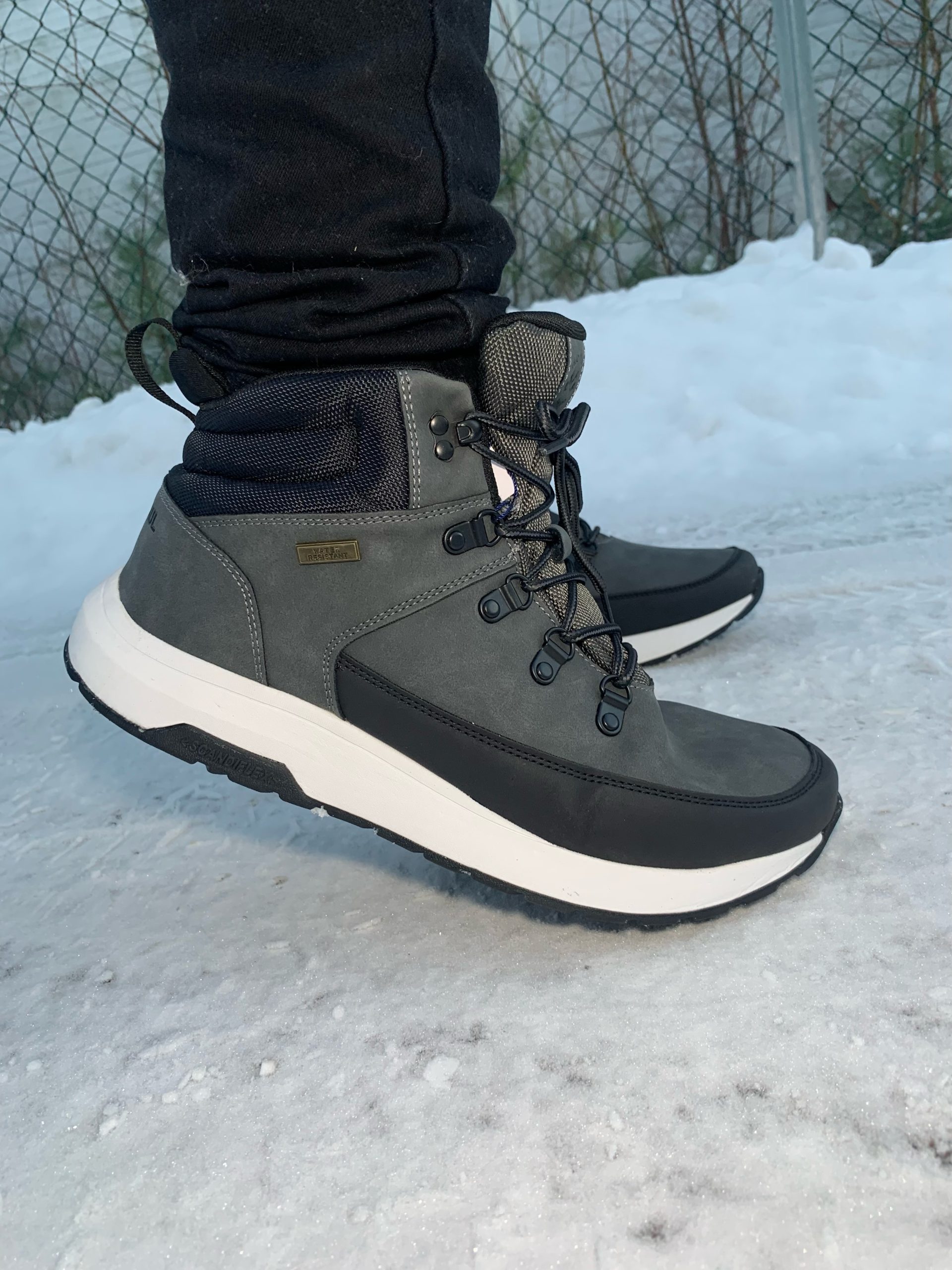 Jean Paul - Namur Grey Black - Trapes Sko
