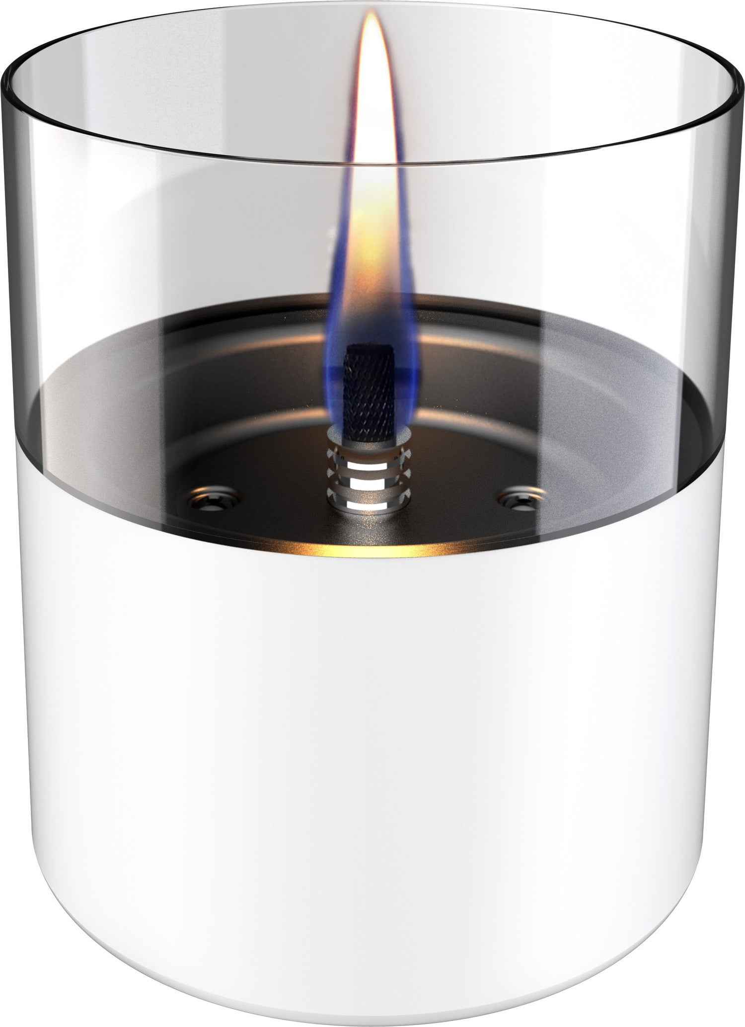 Tenderflame tafelhaard Lilly 10 wit D 10 H 10,5 cm