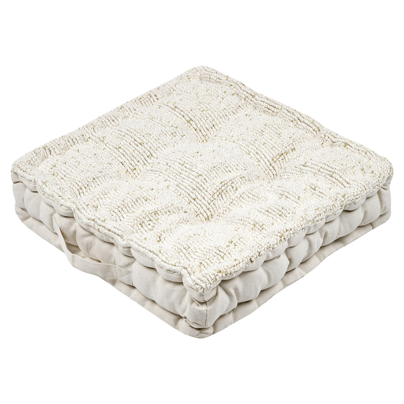 Stof Coussin de sol Amazonica écru - 45x45x10 cm
