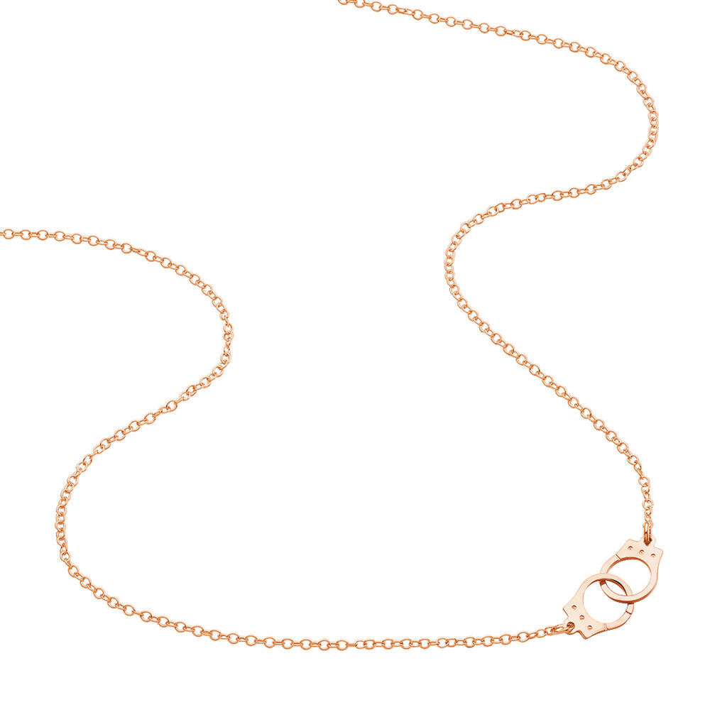Collier Argent Rose Kim