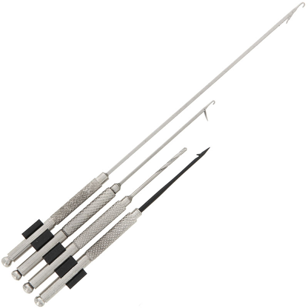 Ensemble Luxueux de 4 Outils à Appâts (acier inoxydable)
