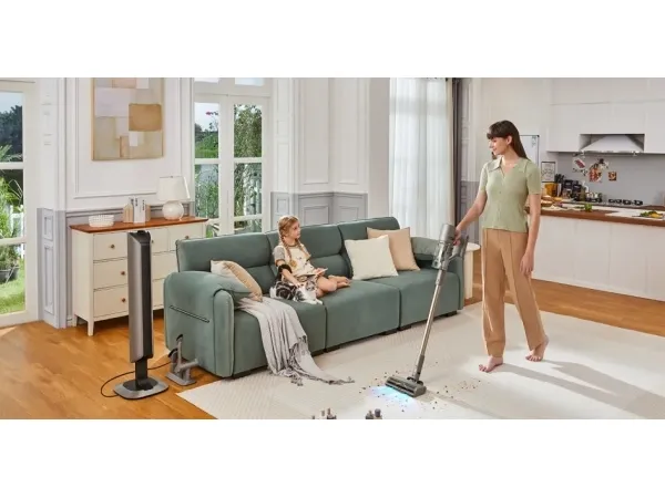Dreame Z10, 2-i-1 stangstøvsuger, Poseløs, Beige, 0,5 L, Rektangulær, Dry