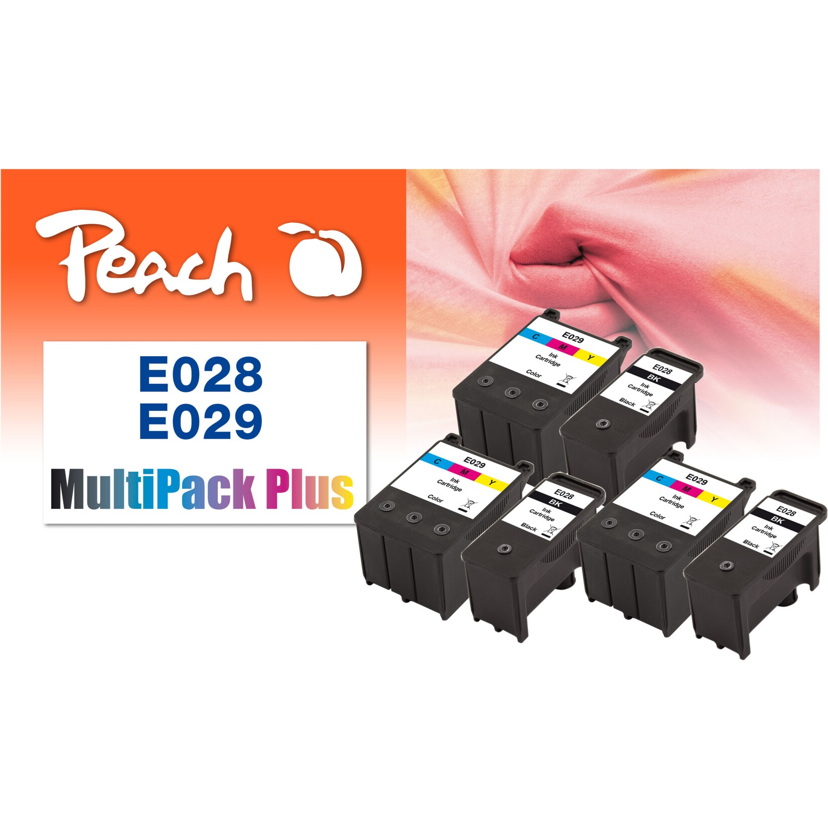 Peach E286 Druckerpatronen bk ersetzt Epson T028, T029 für z.B. Epson Stylus C 60, Epson Stylus C 61