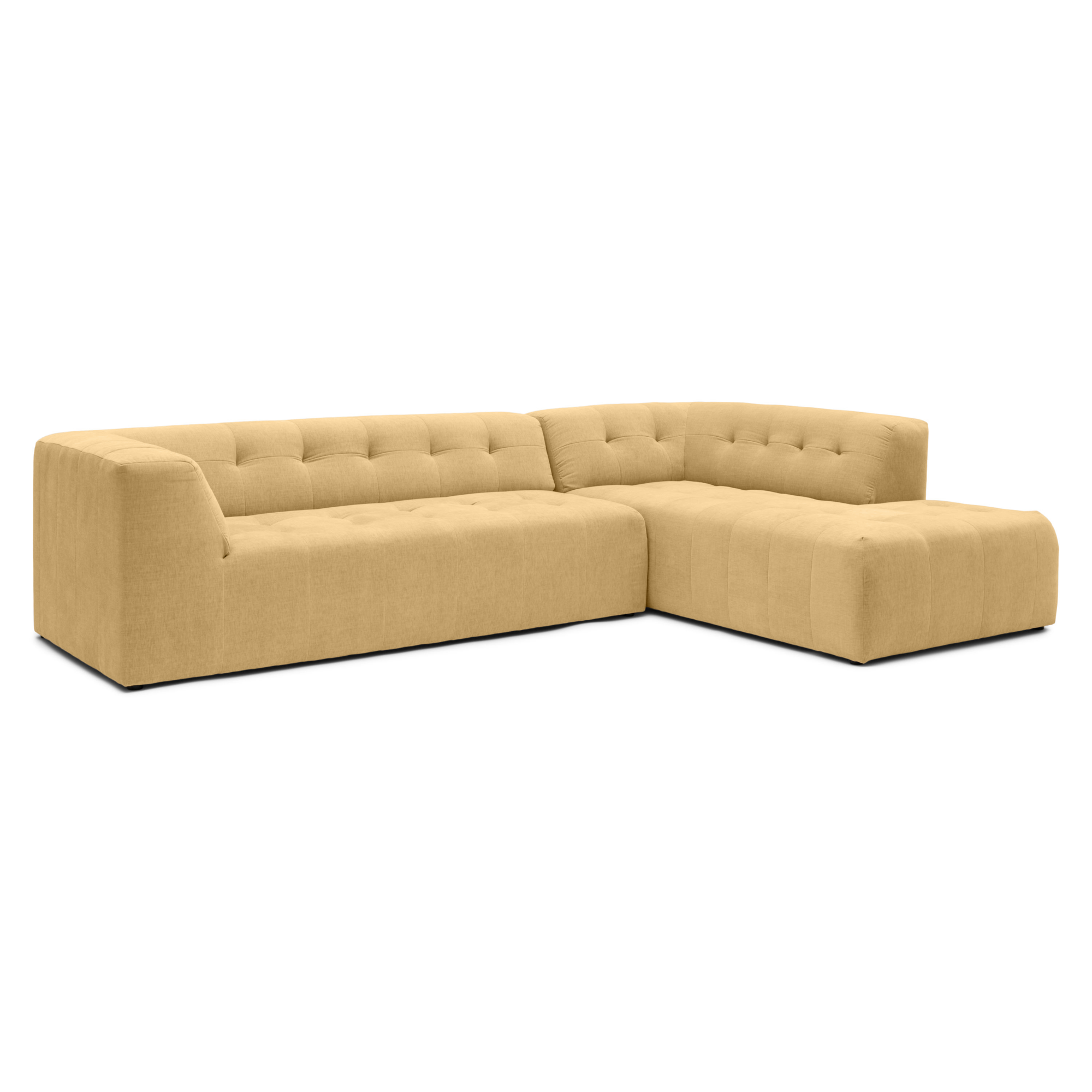 Hoekbank Dot home brass rechts