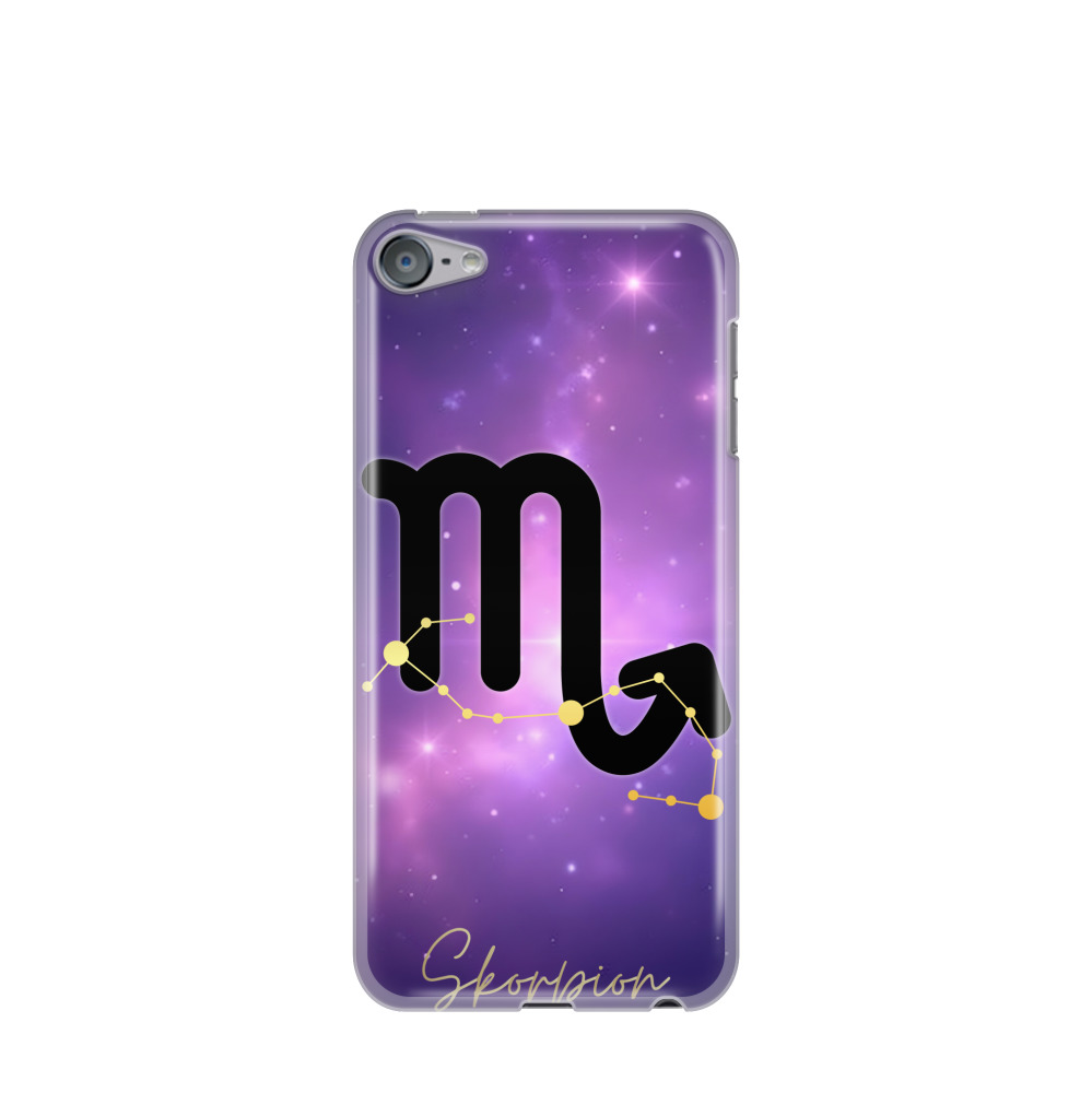 iPod Touch 7G Gummi Hülle Skorpion 1 - Lila-Violett