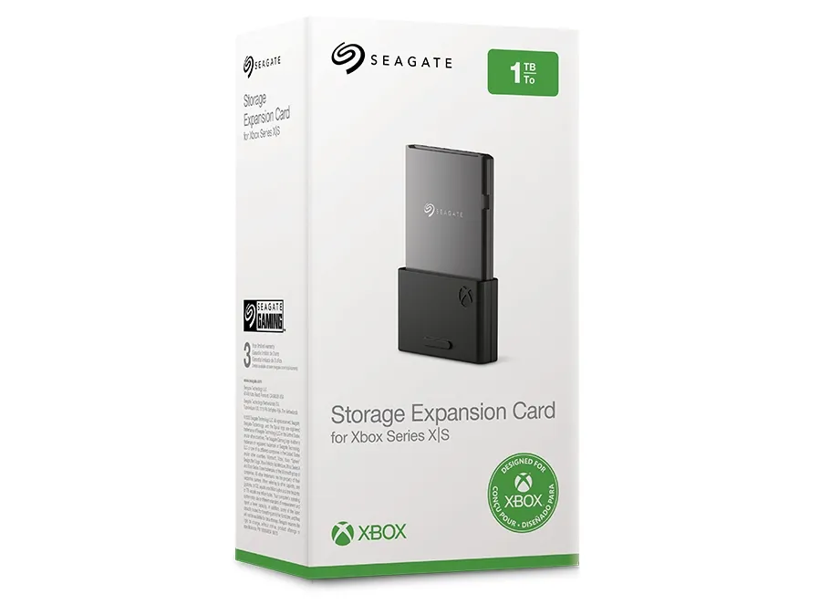 Seagate Storage Expansion Card STJR1000400 - Interfaceadapter - PCIe 4.0 HD: 1 x 1 TB - for Xbox Series S, Xbox Series X