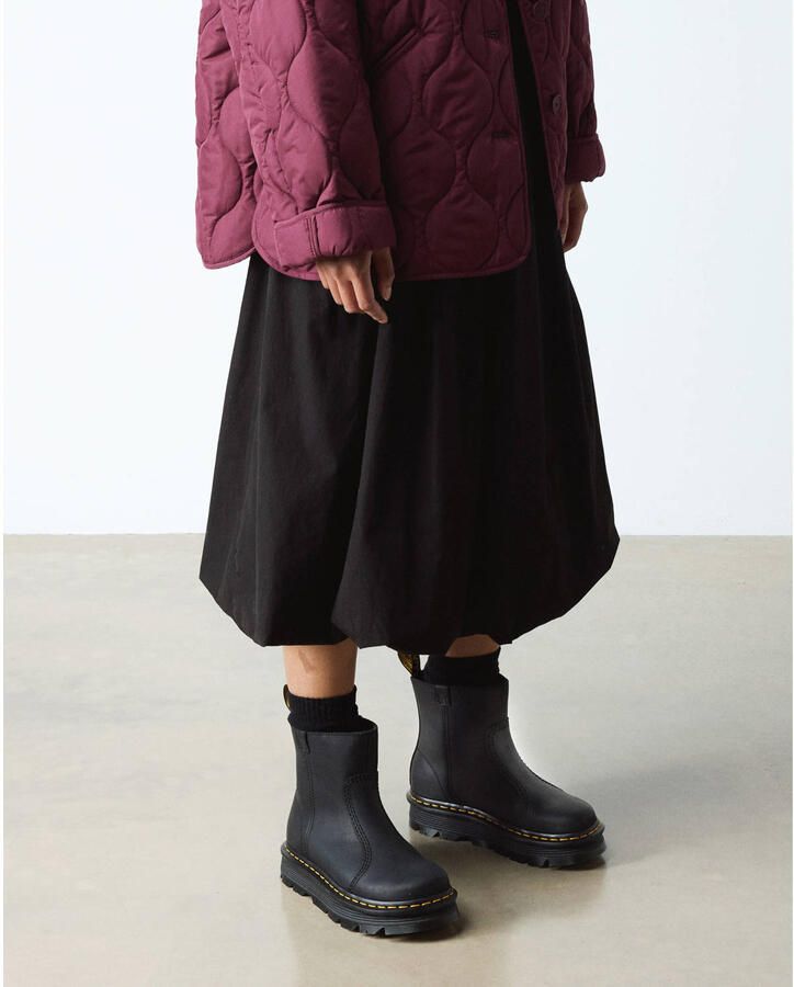 Dr. Martens ZebZag Rigger leren enkelboots Black Wyoming