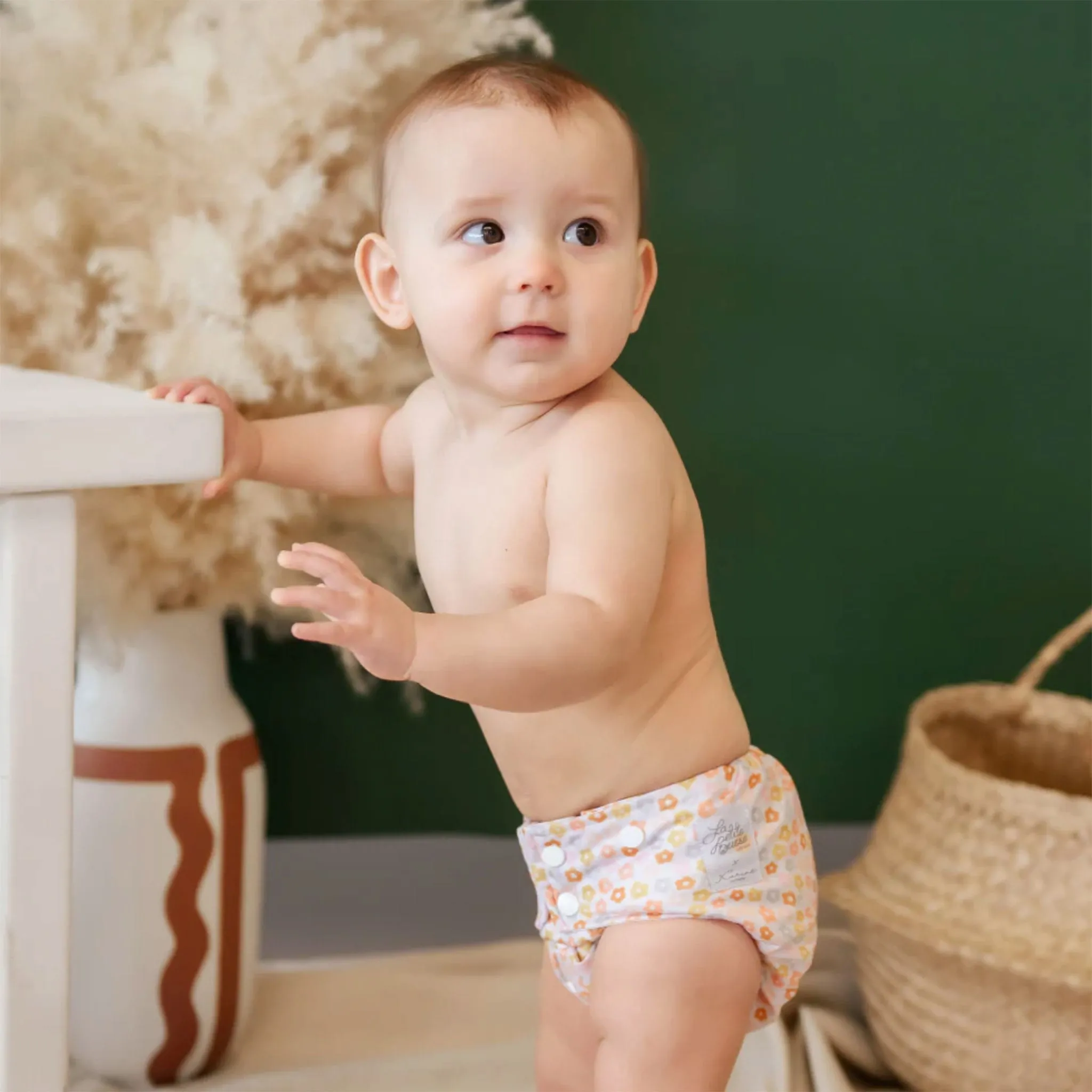 La Petite Ourse Couche Lavable 10-35lb - Jardin d'Été (LPO x Karine Pothier)