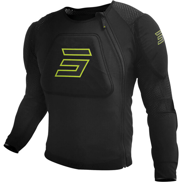 Shot - Gilet de protection Prime Noir / Jaune fluo