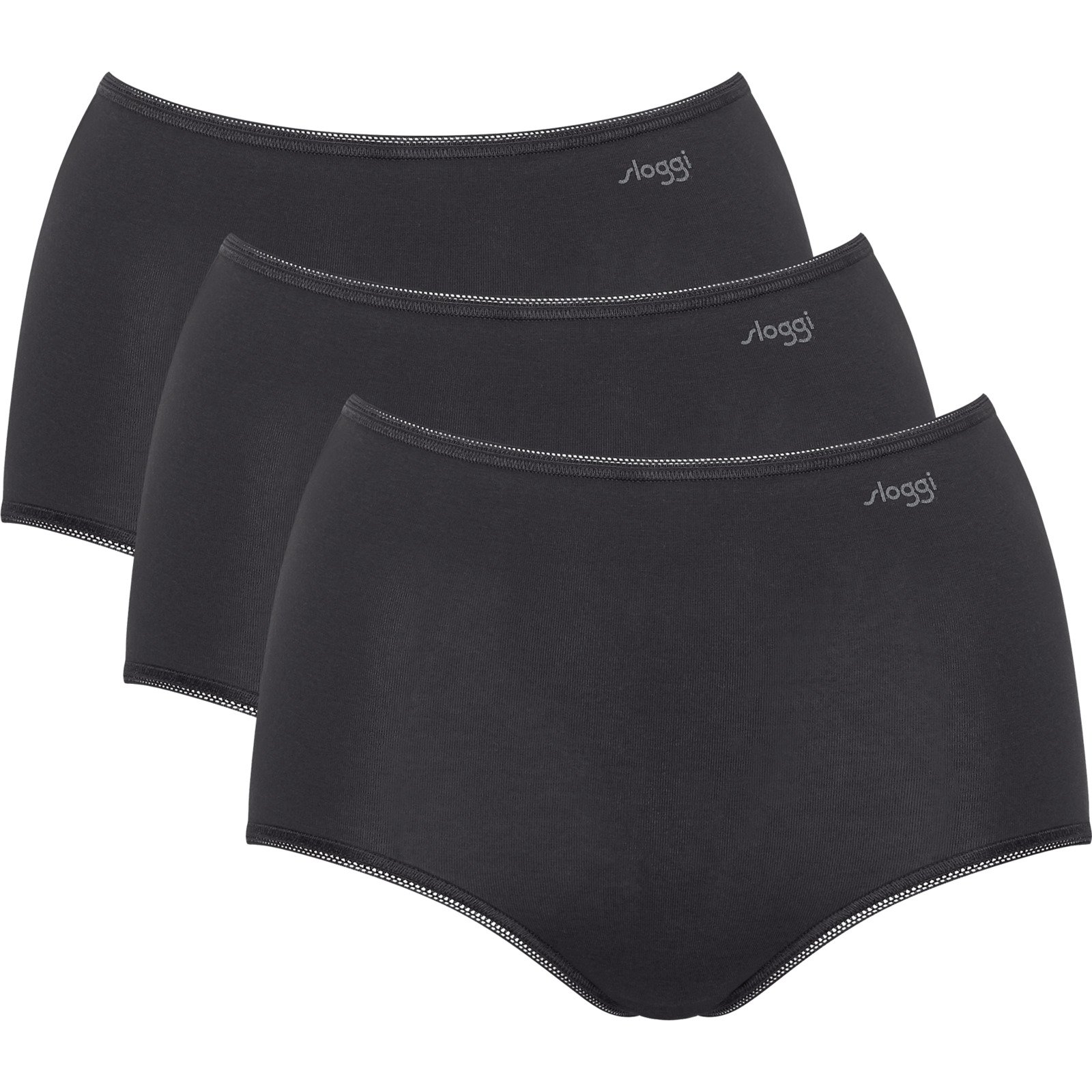Sloggi Damen-Slip 3er Pack Pure Comfort Maxi