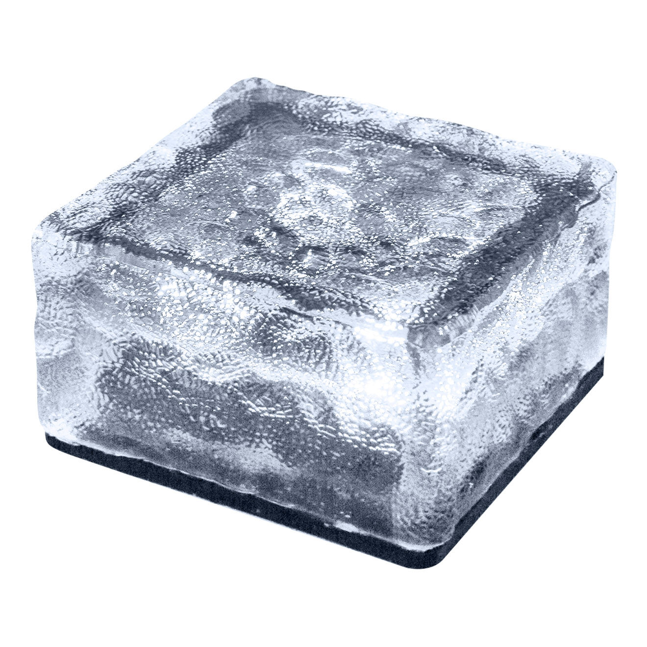 Pratik Garden 8 Pavés solaires LED transparents - 10x10x5 cm