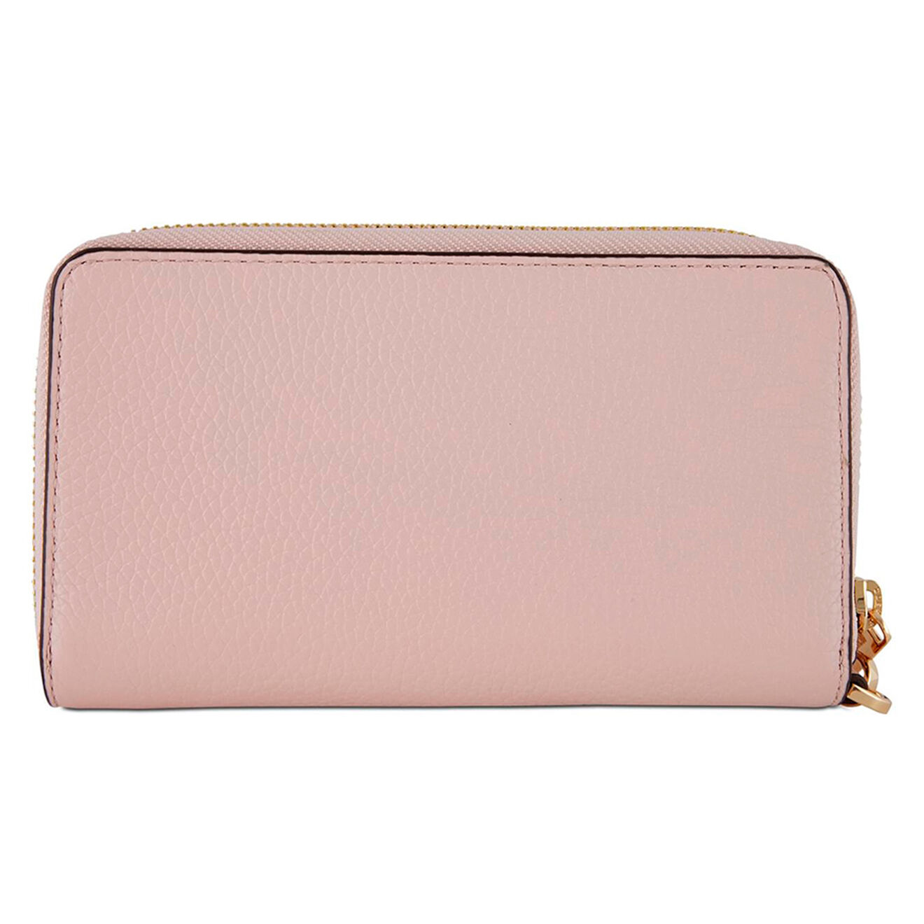 Michael Kors Portefeuille/Etui téléphone en Cuir Jet Set Travel rose clair - 18x10 cm