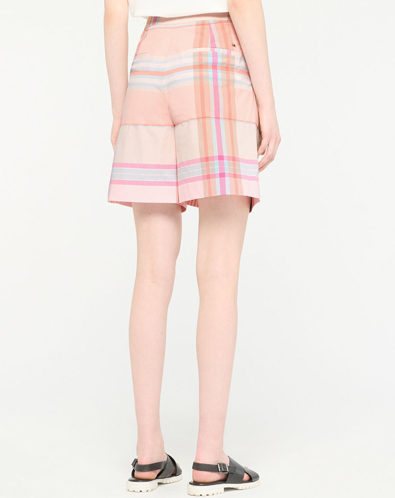 Tommy Hilfiger Short Madras à carreaux rose