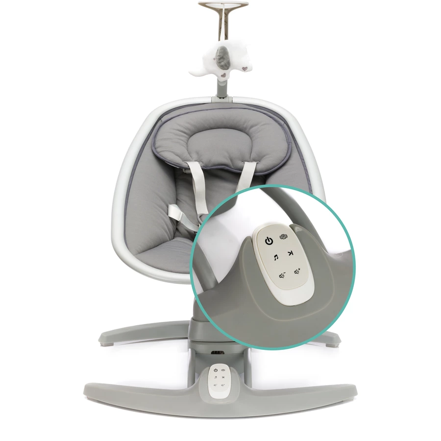 fillikid elektrische Babywippe Mimi grau