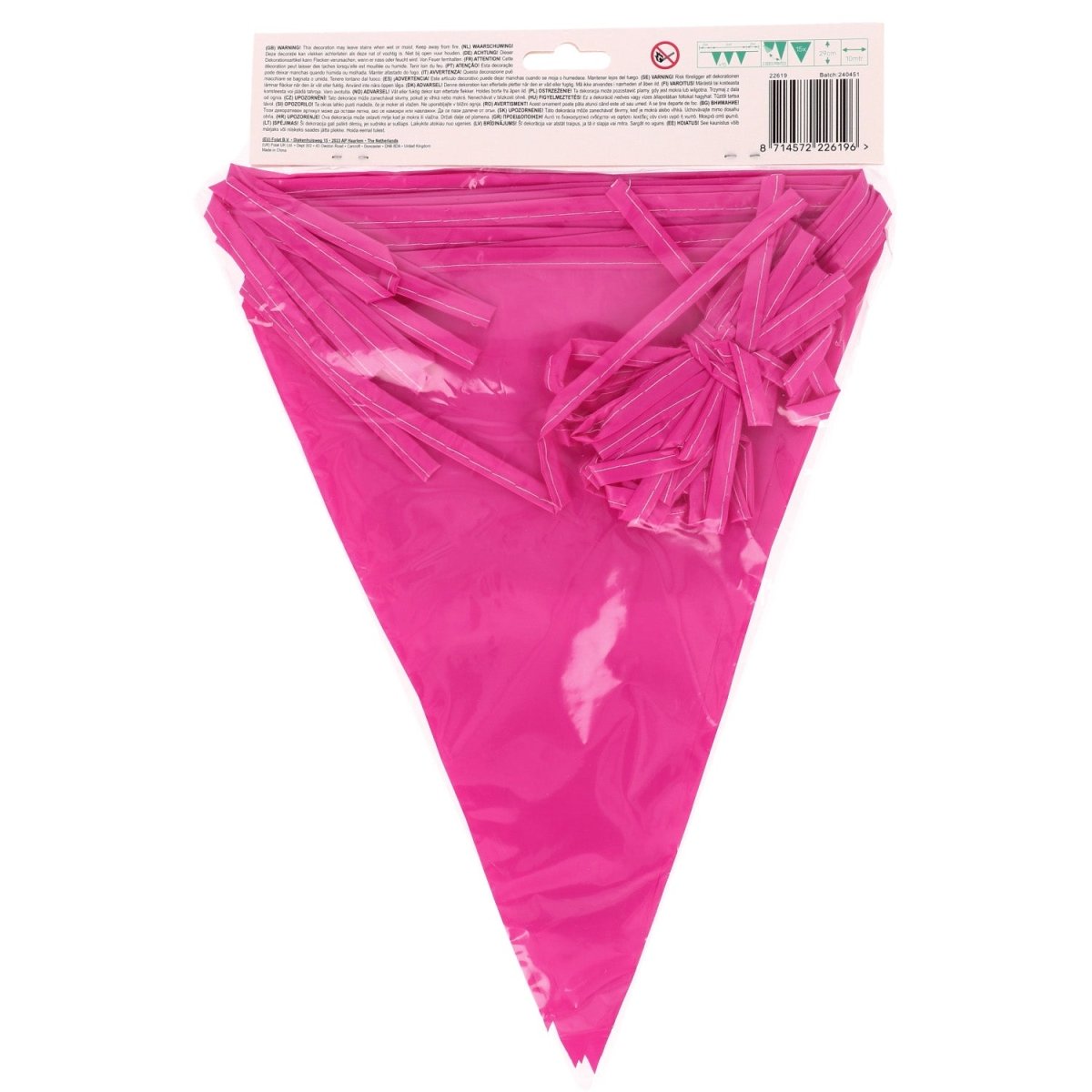 Fuchsia Vlaggenlijn 10m