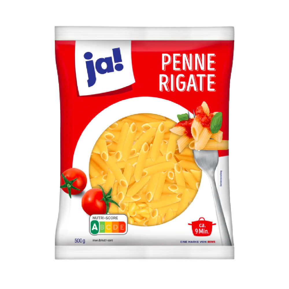 ja! Penne Rigate 500g MHD:4.7.27
