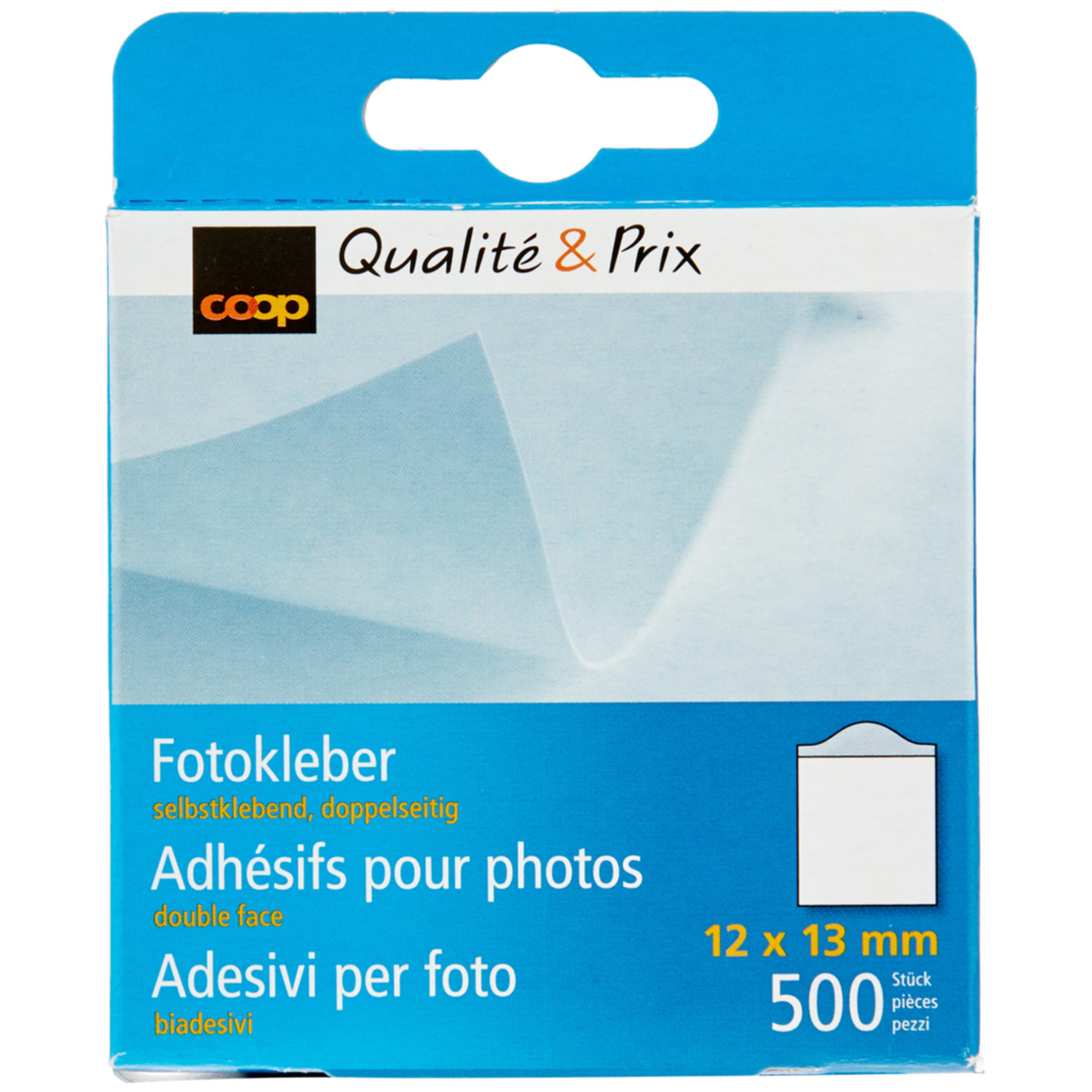 Fotokleber 500 Stück. weiss