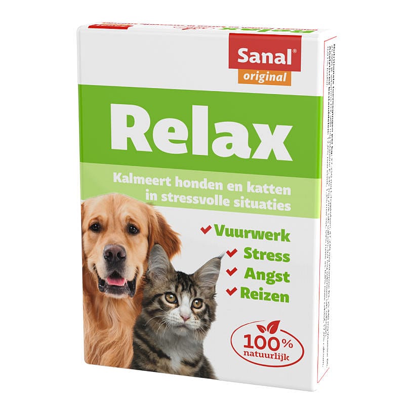 Relax Sanal Hond Kat 15 tabletten